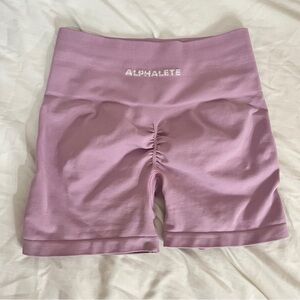 Pink alphalete amplify shorts